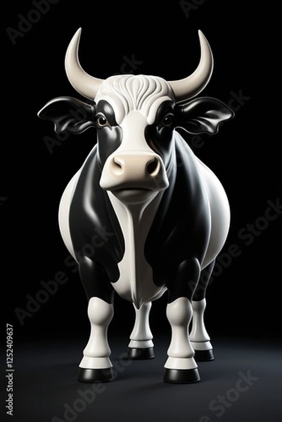 Fototapeta araffe standing in the dark with a black background