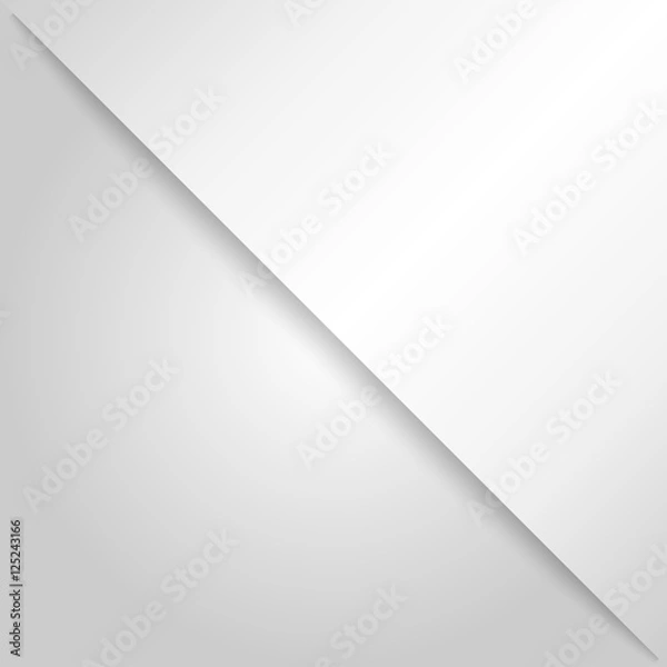 Obraz Empty card triangle with shadow for design.