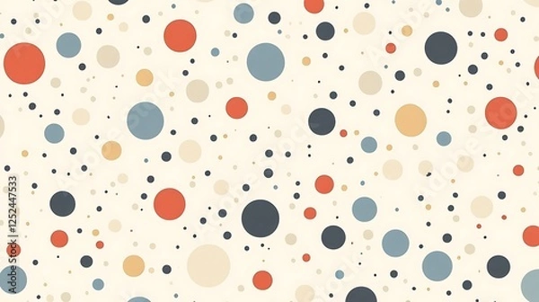 Fototapeta Colorful dots pattern background