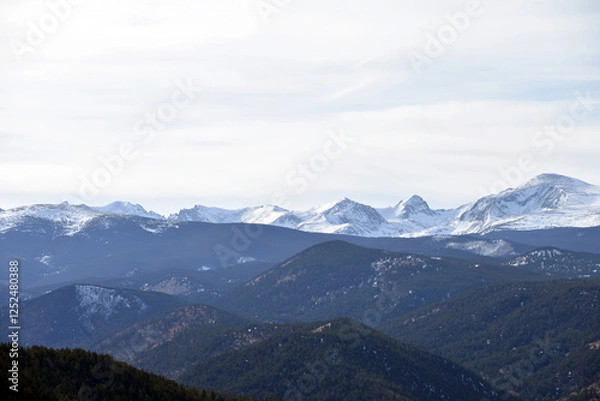 Obraz Snow Swept Colorado Rocky Mountains