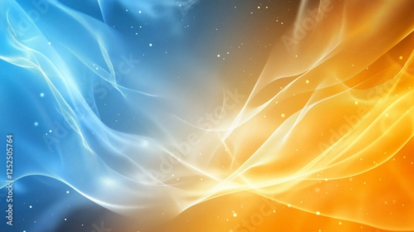 Obraz abstract blue background with stars