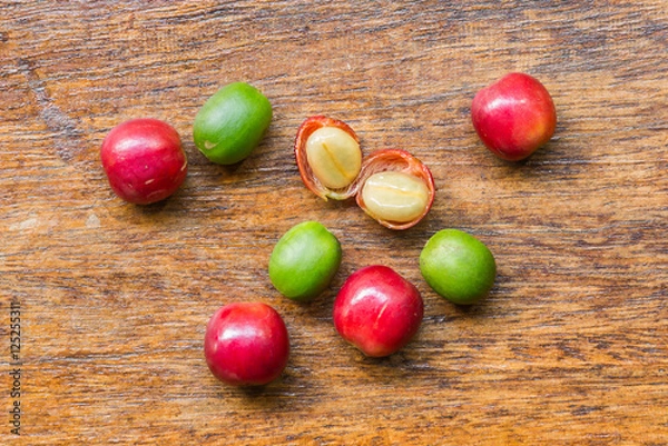 Obraz Fresh coffee seed