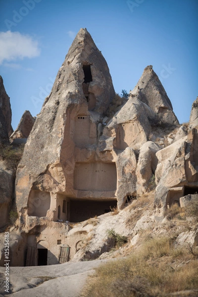 Obraz Caves in Cappadocia, Turkey