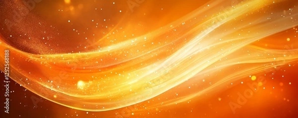 Obraz Abstract Bright Orange Background, Generative AI