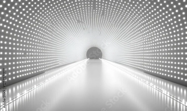 Fototapeta 3D Light White Background, Generative AI