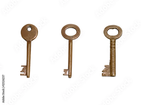 Fototapeta isolated keys