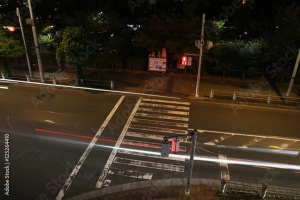 Fototapeta Intersection of night / 夜の交差点