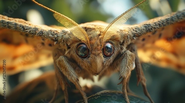 Fototapeta Butterfly Proboscis in Macro Photography