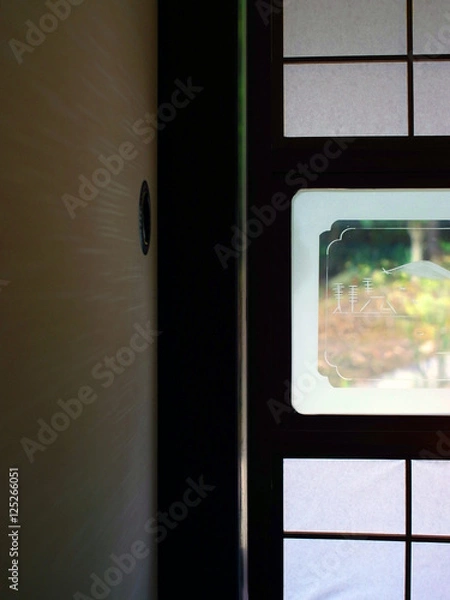 Obraz 古民家の襖と障子戸