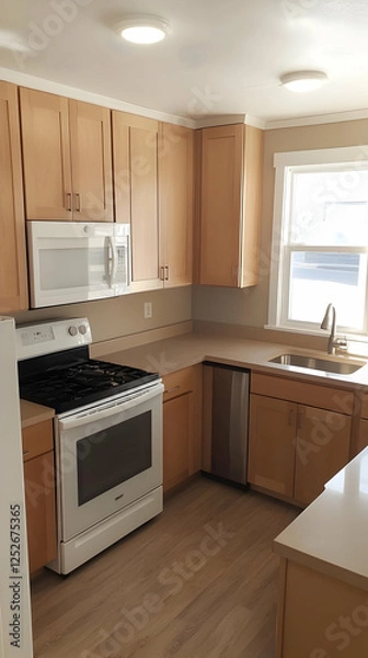 Obraz Bright Kitchen Interior Design Photo