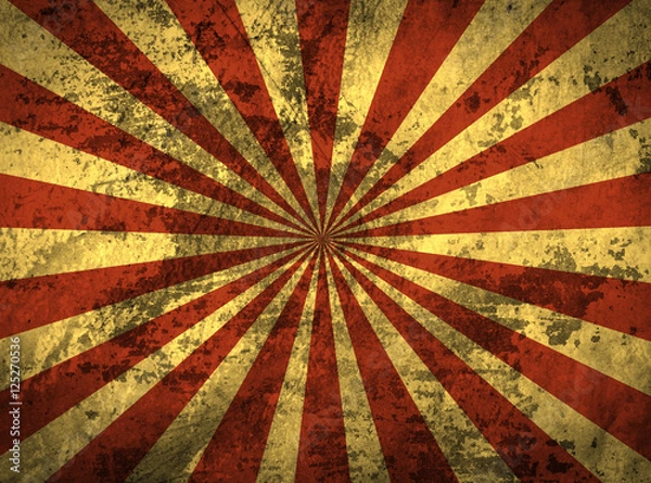 Obraz Sunbeam on grunge background 