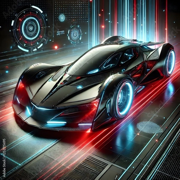 Obraz fast moving car