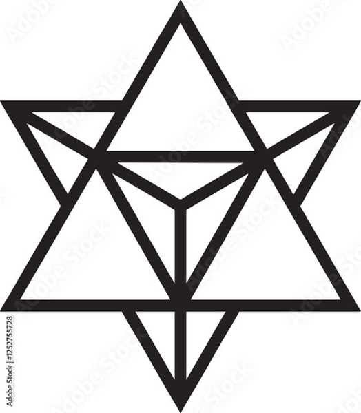 Obraz merkaba scared geometry.eps