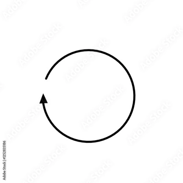 Obraz different circular arrows