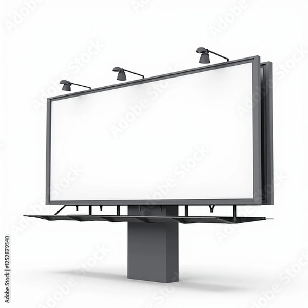 Fototapeta Colorful Billboard Ad, Striking Visuals, Dynamic Display