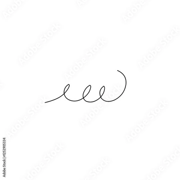 Fototapeta abstract thin line doodles