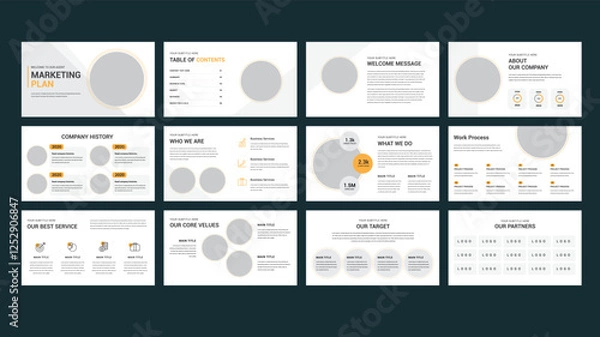 Obraz Corporate Business Powerpoint Presentation Template