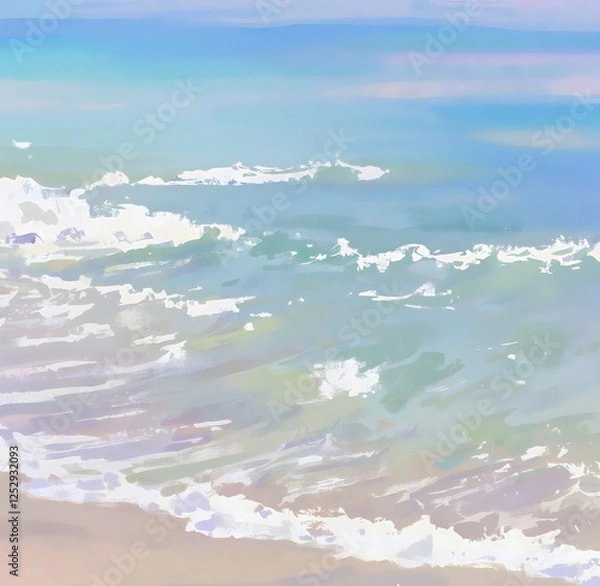 Obraz waves on the beach