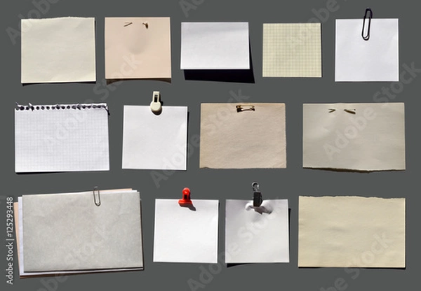 Fototapeta Wiele notatek