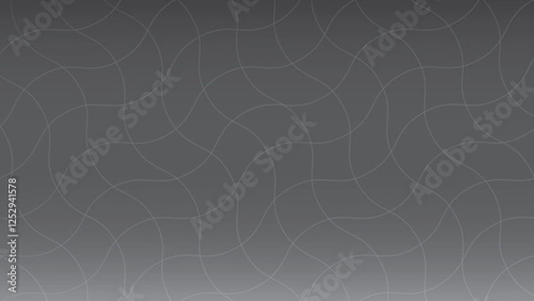 Fototapeta Curved line pattern design.
Abstract background featuring an elegant network of flowing curved lines on a gradient charcoal gray backdrop.