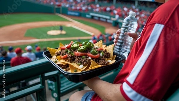 Fototapeta Lunch in stadium