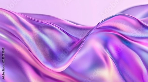 Fototapeta Abstract wallpaper with flowing purples, pinks, and greys.