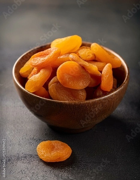 Obraz Fresh healthy dried apricots