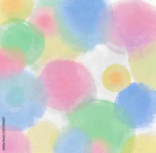 Fototapeta abstract colorful background with bubbles