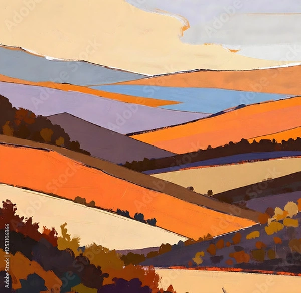 Obraz landscape with mountains