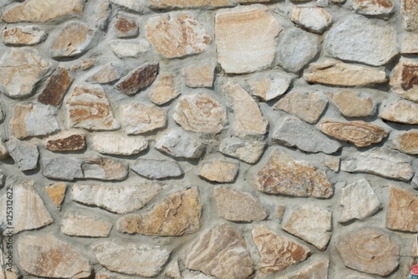 Obraz Natural rough stone wall - texture