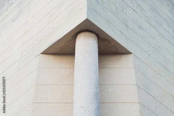 Obraz Abstract architecure. Architectural detail of an old building