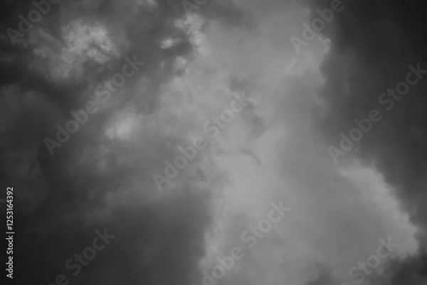 Fototapeta storm clouds time lapse