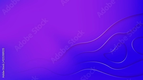 Fototapeta Abstract blue and purple gradient cut layers background design
