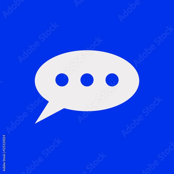 Obraz Speech Bubbles Icon. Chat pictogram icon stock vector illustration