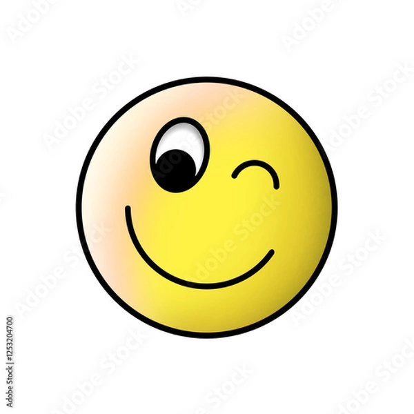 Obraz happy smiley face
