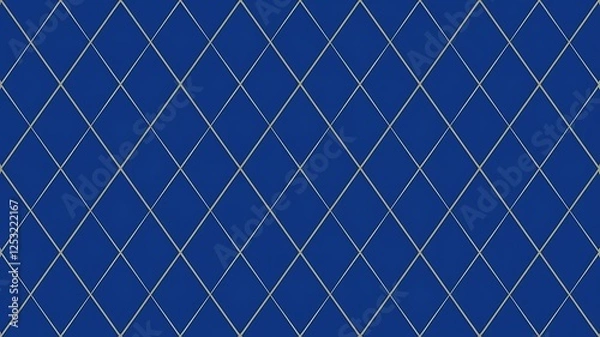 Fototapeta blue metal background, Geometric Pattern of Dark Blue Tiles with Light Gray Diagonal Lines