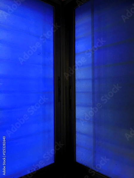 Fototapeta The beautiful windows blue background.