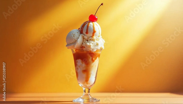 Obraz strawberry ice cream