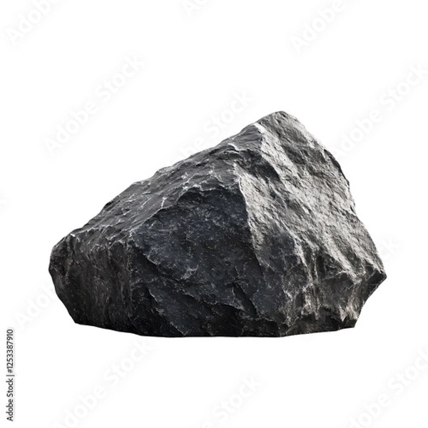 Obraz a rock is shown on a white background
