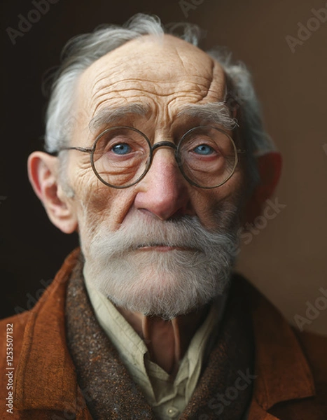Obraz portrait of an old man