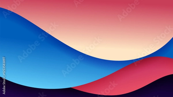 Fototapeta Premium vector background with soft gradient color on background. Eps 10%09