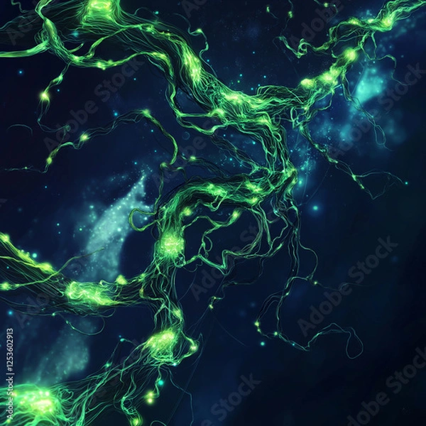 Obraz green energy background