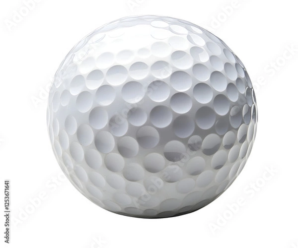 Obraz Golf ball Isolated on a white background