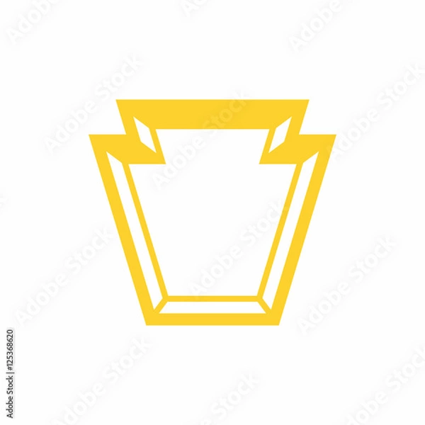 Obraz Keystone Shape - Vector Logo Icon