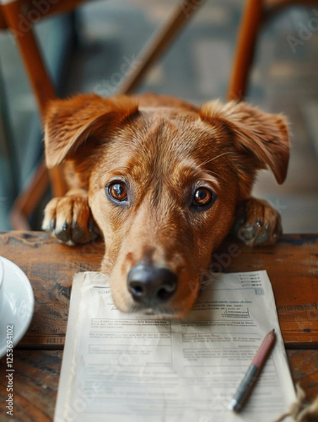 Obraz portrait of a cute little pet