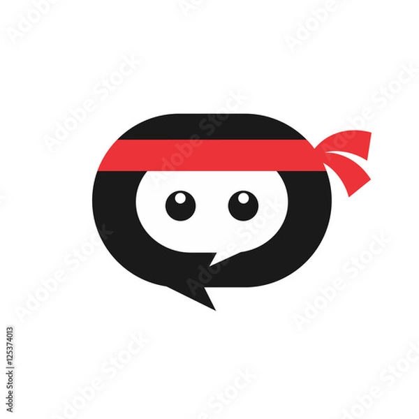 Obraz Talk Ninja - Vector Logo Icon