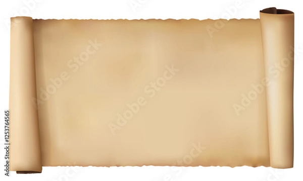 Obraz Vintage Blank Scroll Paper Background