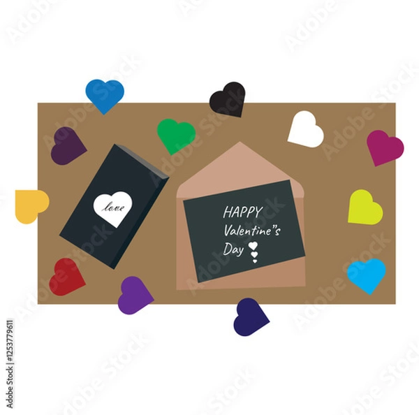 Obraz celebrating Valentine's Day.