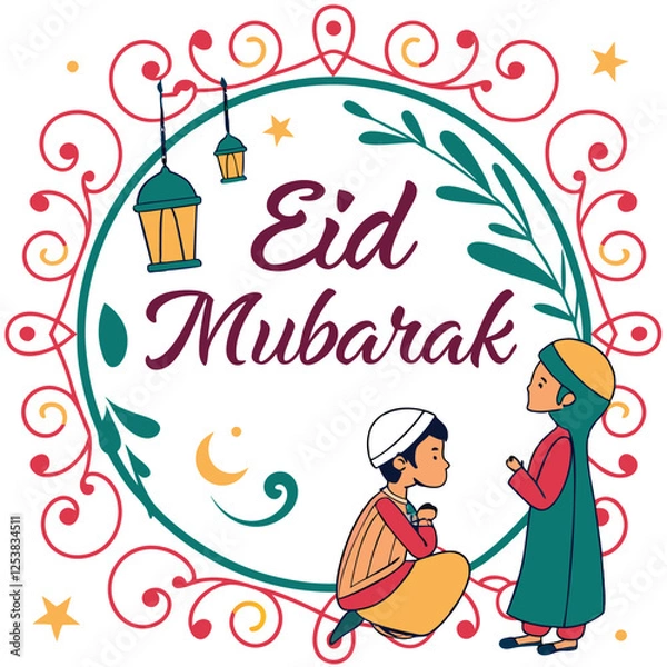 Fototapeta eid  mubarak