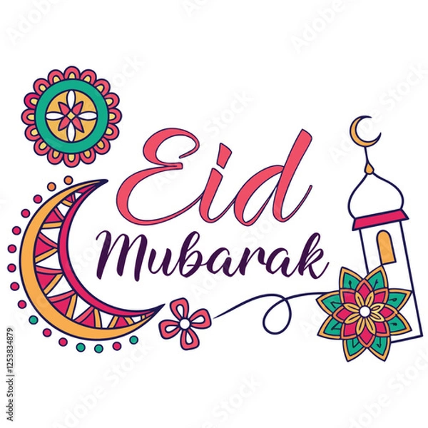 Fototapeta eid  mubarak